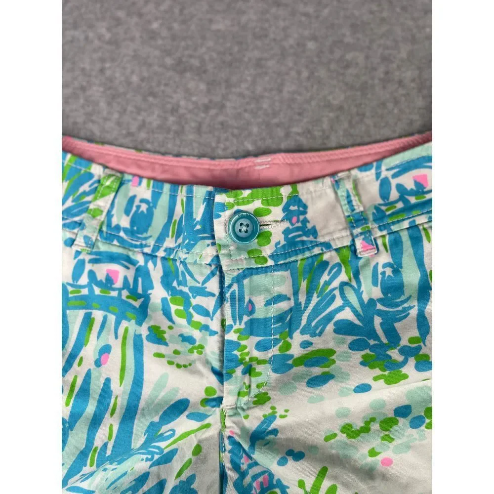 Lilly‎ Pulitzer Callahan Short, women's size 2, feminine, floral, 100% cotton